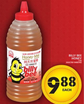 Food Basics Billy bee honey offer