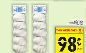 Food Basics Garlic offer