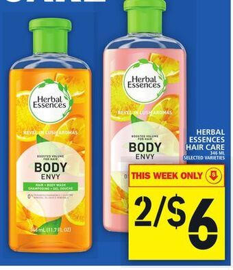 Food Basics Herbal  essences hair care offer