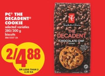 No Frills Pc® the decadent® cookie offer