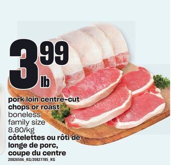 Independent Grocer Pork loin centre-cut chops or roast offer
