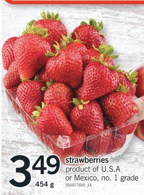 Fortinos Strawberries, 454 g offer