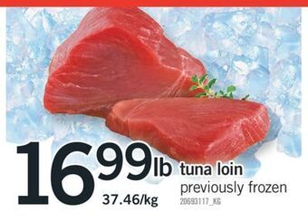 Fortinos Tuna loin offer