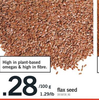 Fortinos Flax seed offer
