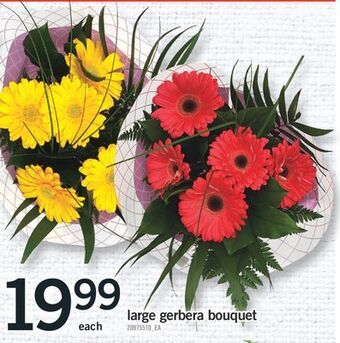 Fortinos Large gerbera bouquet offer
