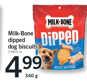 Fortinos Milk-bone dipped dog biscuits, 340 g offer