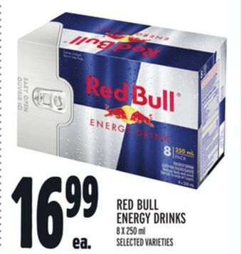 Metro Red bull energy drinks offer