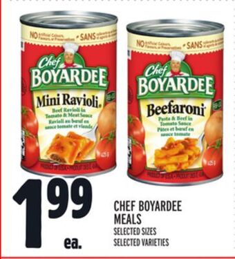 Metro Chef boyardee meals offer