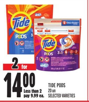 Metro Tide pods offer