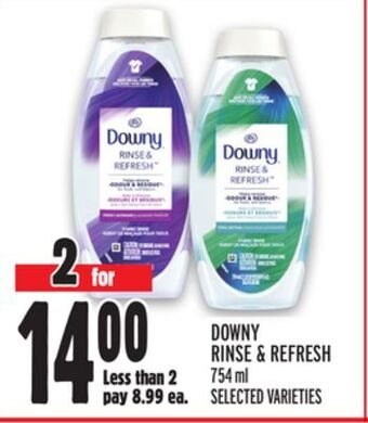 Metro Downy rinse & refresh offer