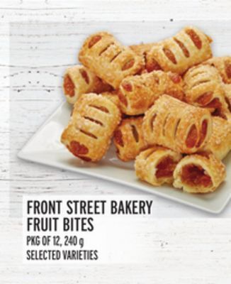 Metro Front street bakery fruit bites offer