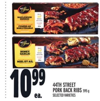 Metro 44th street pork back ribs offer