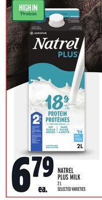 Metro Natrel plus milk offer