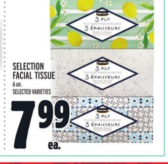 Metro Selection facial tissue offer