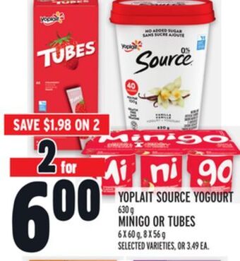 Metro Yoplait source yogourt offer