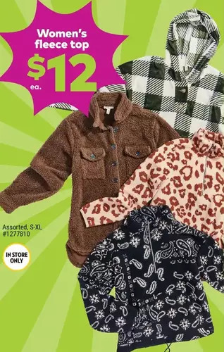 Giant Tiger Women's fleece top offer