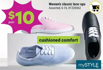 Giant Tiger Women's classic lace-ups offer