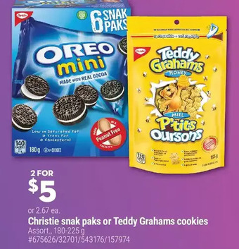 Giant Tiger Christie snak paks offer