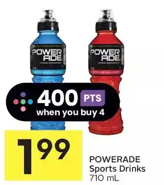 Foodland Powerade sports drinks offer
