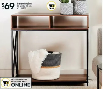 Giant Tiger Console table offer