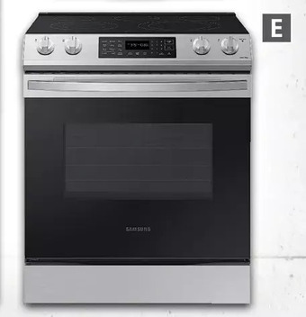 Home Depot Samsung electric range offer