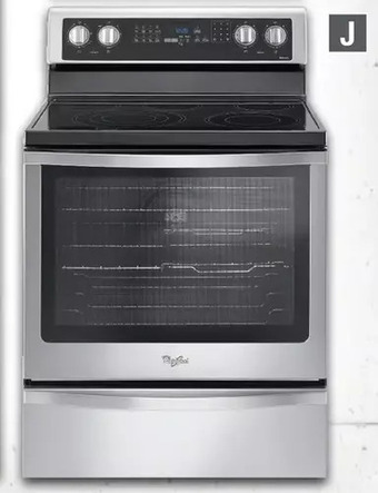 Home Depot Whirlpool electric range offer