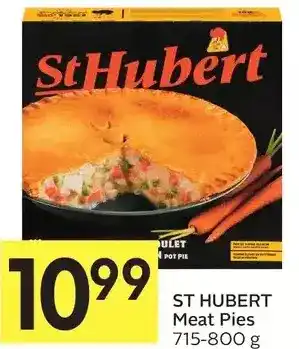 Foodland St-hubert meat pies offer