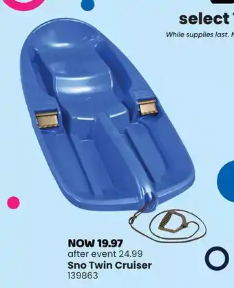 Toys R us Sno twin cruiser offer