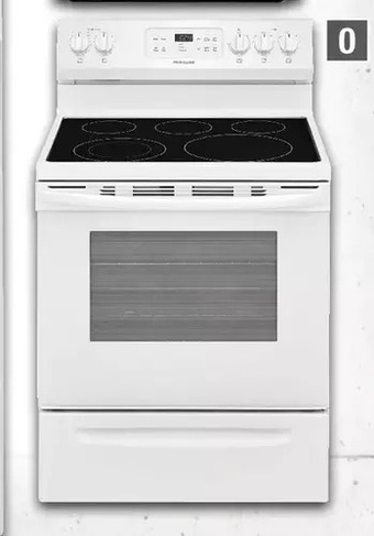 Home Depot Frigidaire electric range offer
