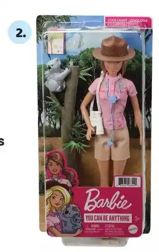 Toys R us ​barbie zoologist doll (12 inches), role-play clothing and accessories: koala and baby figure offer