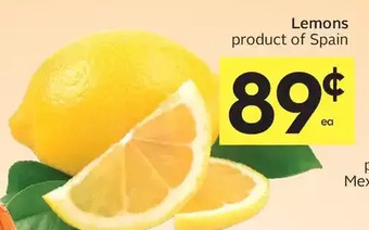 Foodland Lemons offer