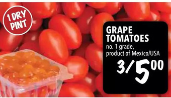 Farm Boy Grape tomatoes offer