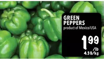 Farm Boy Green peppers offer