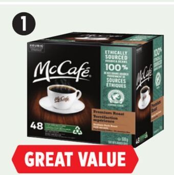 Canadian Tire Selected tim hortons or mccafe k-cup pods, 48-ct offer