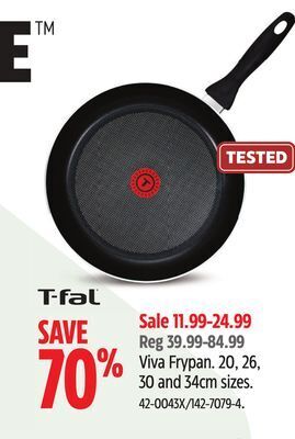 Canadian Tire T-fal viva frypan offer