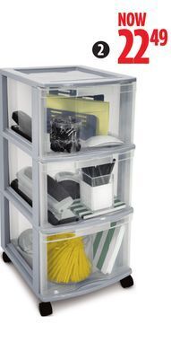 Canadian Tire Type a 3-drawer storage tower offer