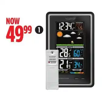 Canadian Tire La crosse deluxe weather station thermometer with colour display offer