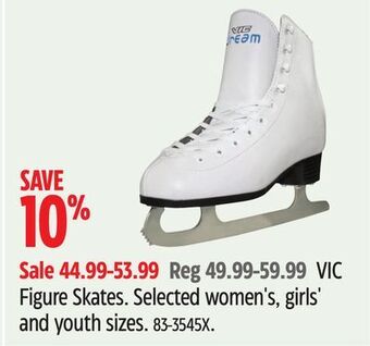 Canadian Tire Vic figure skates offer
