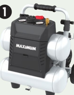 Canadian Tire Maximum 4.5-gallon quiet air compressor offer
