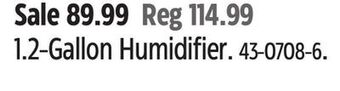 Canadian Tire Crane 1.2-gallon humidifier offer