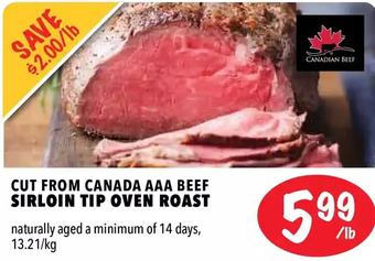 Farm Boy Sirloin tip oven roast offer