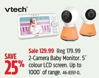 Canadian Tire Vtech 2-camera baby monitor offer