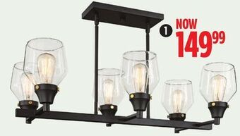 Canadian Tire Canvas hadley chandelier offer