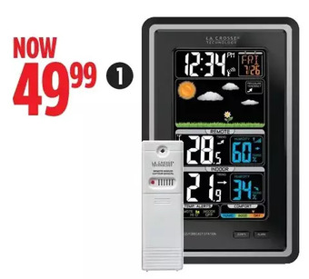 Canadian Tire Deluxe colour display weather station offer