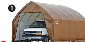 Canadian Tire Shelterlogic garage-in-a-box alpine suv/truck shelter offer