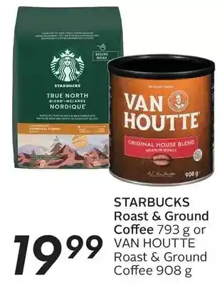Sobeys Starbucks roast & ground coffee or van houtte roast & ground coffee offer