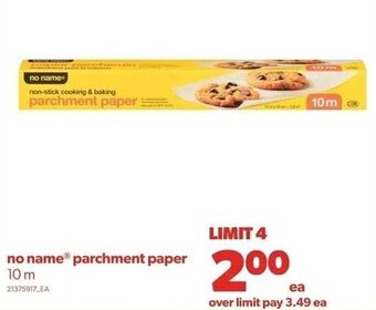 Real Canadian Superstore no name parchment paper offer