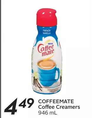 Sobeys Coffeemate coffee creamers offer