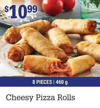 M & M Food Market Cheesy pizza rolls offer