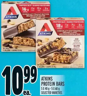 Metro Atkins protein bars offer